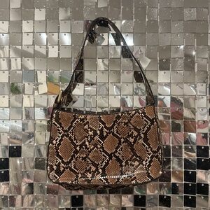 Brandy Melville Snakeskin Shoulder Bag